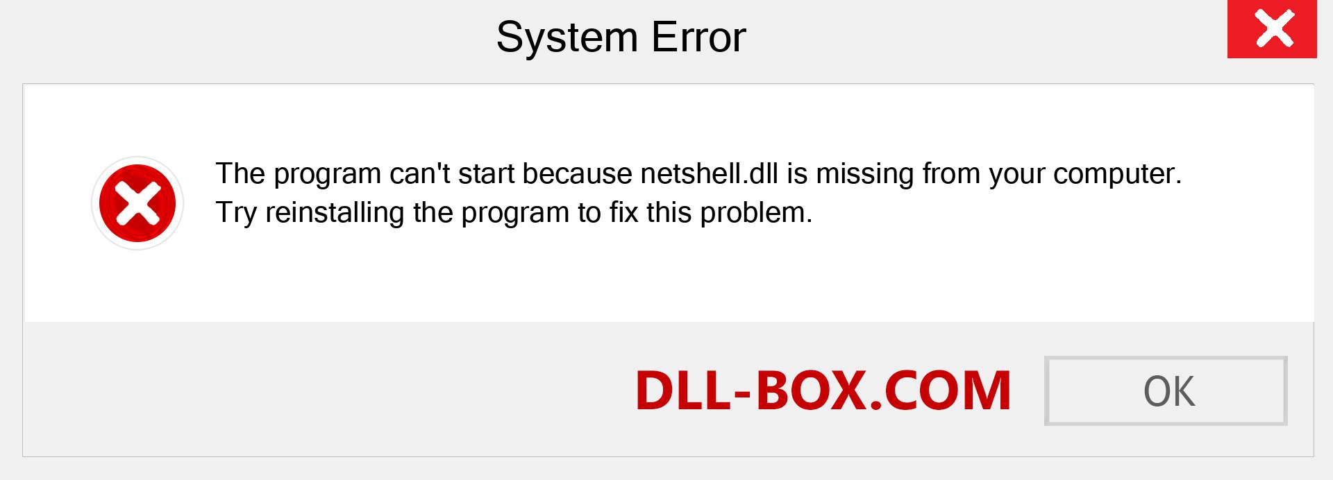  netshell.dll file is missing?. Download for Windows 7, 8, 10 - Fix  netshell dll Missing Error on Windows, photos, images